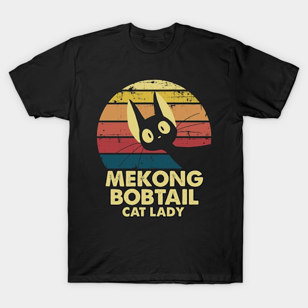 Mekong Bobtail cat mom. Perfect present for mom mother dad father friend him or her T-Shirt by SerenityByAlex